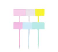 Etichette for piante Plastica Impermeabile Pulisci Riutilizza Fai da te Giardino Decorazione Attrezzi Segnale Picchetti Attrezzo per dare un nome alle piante(Mixed,48PCS_14.7X5.9CM)