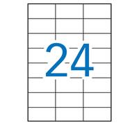 Etichette gialle permanenti Apli 700 x 370 mm 100 fogli