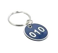 Etichette identificative for marcatura numerica 1-200 for bagagli Etichetta(Blue,1-100)