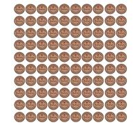 Etichette in carta, 100 Pz. 1.38 "Etichette rotonde per etichette Bomboniere / Etichette Hang Product / Tag prezzo gioielli abbigliamento(#2)