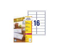 Etichette per buste e pacchi in carta riciclata - bianca - 99,1x33,9mm - 100 fogli - Avery