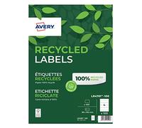 Etichette per raccoglitori carta riciclata - 38 x 192 mm - bianca - laser - Avery - conf. 100 fogli