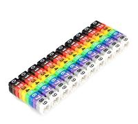 Etichette in filo, 100/150PCS Etichetta colorata for etichetta con numero di marcatore for cavo tipo C for da 2-7 mm for alimentazione, sala computer(150pcs 1.5mm)