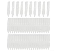 Etichette in plastica per piante, 50 o 100 pezzi, 7,4 x 1,3 cm, con punta per un rapido inserimento nel terreno e una presa salda in condizioni di vento (50 pezzi)