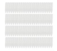 Etichette in plastica per piante, 50 o 100 pezzi, 7,4 x 1,3 cm, con punta per un rapido inserimento nel terreno e una presa salda in condizioni di vento (100 pezzi)