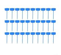 Etichette in plastica per piante, confezione da 30, per giardino e cortile, progettate per l'identificazione delle piante e per progetti fai da te (blu)