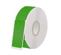 Etichette in plastica resistente agli strappi per la gestione dei cavi, nastro termico senza inchiostro, per stampanti D30S, D32, D35, rotolo da 12 mm (verde)