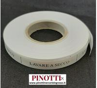 ETICHETTE LAVARE A SECCO -ROTOLO DA 50 METRI PARI A 900 ETICHETTE DA MM55 X MM10