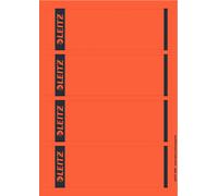 Etichette Leitz per dorso rosse, confezione da 100, 61 x 191 mm, autoadesive