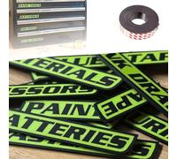 Etichette magnetiche per cassetta degli attrezzi, resistenti, di alta qualità, per l'organizzazione degli attrezzi, confezione da 12/24/36 etichette per meccanici, fai da te e officina, colore verde