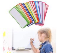 Etichette Magnetiche,Strisce Magnetiche,Fogli Magnetici Scrivibili,Nastri Magnetici Riscrivibili,Etichette per Lavagna,Per Lavagne,Frigoriferi,Armadi in Ferro,Colore,27 Pezzi,8 x 3cm(Colore Casuale)