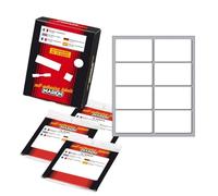 etichette adesive - in carta - permanenti - 56 x 34 mm - 8 et/fg - 10 fogli - bianco - markin
