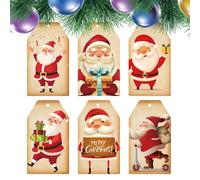 Etichette natalizie, targhette con nomi natalizi,Decorazione per etichetta natalizia da 60 pezzi Decorazione per albero di Natale - natalizi, etichette decorative natalizie per famiglia, amici, amanti