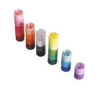 Etichette numerate a scatto per abbigliamento, Segnadimensioni for grucce in plastica multicolore 1000 pezzi 9,5-12 mm(20)
