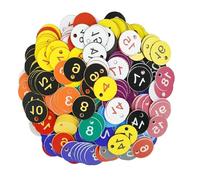 Etichette numerate in plastica Etichette con numeri incisi in ABS 200 pezzi 1-200 multicolori for etichette for armadietti portachiavi(Mix Color)