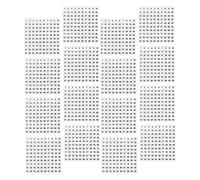 Etichette Numerate Rotonde 1-100 2500 Pezzi in Carta Adesiva Lucida