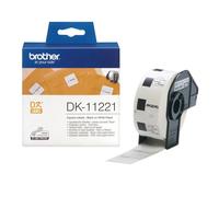 ETICHETTE ORIGINALI BROTHER DK-11221 1000 PZ 23X23MM BIANCHE