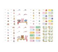 Etichette per abbigliamento, autoadesive, senza ferro, impermeabili, resistenti, personalizzabili, 80 etichette identificative per bambini, soluzione di marcatura facile da pulire, per abbigliamento