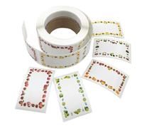 Etichette per alimenti, autoadesive, rimovibili e vuote, etichette per conserve | per contenitori per congelatore, bottiglie di vino, bottiglie di vino fatte in casa per marmellata, olio e aceto