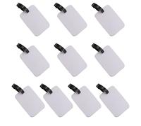 Etichette per bagagli bianche da sublimazione (vuote)