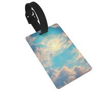 Etichette per bagagli Cloudy Sky. Durevole ed elegante, questo accessorio da viaggio unisex rende facile identificare il tuo bagaglio.