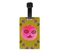 Etichette per bagagli con faccina divertente, identificatori per bagagli eleganti, impermeabili e durevoli, garantiscono che il tuo viaggio sia sicuro e ordinato.