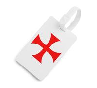 Etichette per bagagli con logo dei Cavalieri Templari, etichette uniche per valigie, etichette per la privacy per borsa da viaggio