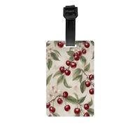 Etichette per bagagli con motivo a fiori di ciliegio e protezione della privacy per uomini e donne, per viaggi in aeroporto e in crociera