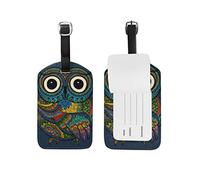 Etichette per bagagli con occhi di gufo Etichette identificative da viaggio Etichetta per valigie bagaglio 1 pezzo