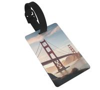 Etichette per bagagli con stampa Golden Gate Bridge per valigie Etichette da viaggio carine e uniche etichette per valigie etichette per bagagli Identificare etichette per donne uomini