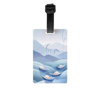 Etichette per bagagli da viaggio per valigie etichette per borse, design a stampa completa, facili da identificare, perfette per valigie Dragon Boat Festival