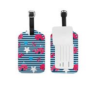 Etichette per bagagli Dolphin Fish Etichetta per bagaglio da viaggio in pelle 1 pezzo