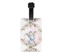 Etichette per bagagli, etichette e grucce con motivo elefante, progettate specificamente per valigie e zaini.