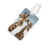 Etichette per bagagli, etichette per la protezione della privacy, etichette per valigie da viaggio con collo di giraffa, accessori da viaggio essenziali per le valigie