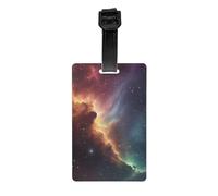 Etichette per bagagli Galaxy Nebula con protezione della privacy per uomini e donne, per viaggi in aeroporto e in crociera