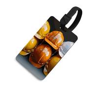 Etichette per bagagli per caschi da costruzione, porta carte per bagagli con scudo per la privacy, borsa da viaggio, targhetta identificativa per uomini e donne, zaino da borsa, stile nero, taglia
