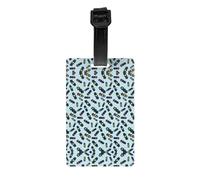 Etichette per bagagli resistenti con stampa a semaforo per valigie/borse da viaggio, etichette per valigie per una facile identificazione dei bagagli (taglia unica)