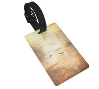Etichette per bagagli retrò con bandiera irlandese. Durevole ed elegante, questo accessorio da viaggio unisex rende facile identificare il tuo bagaglio.