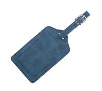 Etichette per bagagli valigie, etichette da viaggio in pelle PU, 12 x 7 cm, adorabile etichetta compatta personalizzata per bagagli, etichette identificative anti-smarrimento, per donne, uomini