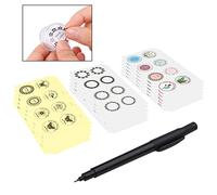 Etichette per Barattoli Contenitore Balsamo Labbra - Value Pack con 600 Adesivi- 200 Adesivi Scrivibili e 400 Adesivi Stampati - Autoadesivi - Facile da Staccare, Applicare e Rimuovere