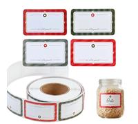 Etichette Per Barattoli di Marmellata, Etichette Autoadesive Per Scrivere (500 Pezzi), Adesivi Decorativi Quadrati Per Barattoli di Spezie E Contenitori Per La Conservazione