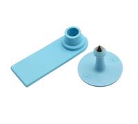 Etichette per bestiame, Marchi auricolari for bestiame in rame senza parole multicolore 100 pezzi 1,9x5,4 cm(Blue)