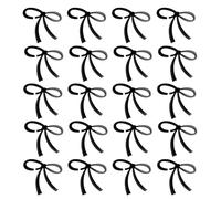 Etichette Per Bevande A Nodo, Fascino Acrilico Per Bevande | 20 Etichette Decorative A Nodo Per Matrimonio | Marcatori Di Nodo Nero Per Vino | Decorazione Della Tazza | Etichette Decorative Per Taglio