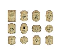 Etichette per bottiglie di vino, set di adesivi per bevande, design impermeabile, decorazione divertente e festiva per matrimoni, Ringraziamento, riunioni di famiglia, cucina, dispensa, amici, posto