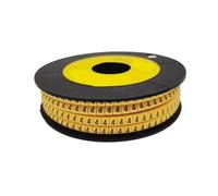 Etichette per cavi, 250/500/1000 pezzi da 0 a 9 numeri 2,5 mm2 marcatore for cavi a spirale colorato 18 AWG-12 AWG EC-1