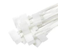 Etichette per cavi con numerazione, 100 etichette for fascette fermacavi in nylon Easy Mark da 4 x 150 mm, in plastica, for cavi, autobloccanti(100pcs White)