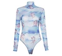 Etichette per cavi con numerazione, 100 pezzi di fascette stringicavo in nylon colorate, etichette in plastica, facili da marcare, autobloccanti, marcatori for fili in rete(Blue)