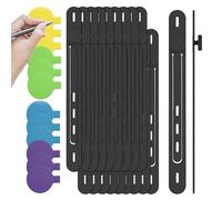 Etichette per cavi,Descanso De Mesa Dobrável Estético | Etichette per cavi scrivibili,Per gadget di lifestyle stoccaggio scrivania casa viaggio organizzazione personale