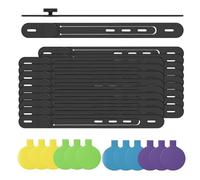 Etichette per cavi, in silicone multicolore, riutilizzabili, da scrivere, per elettronica, stile di vita, gadget personale, viaggi, casa, organizzazione, scrivania, posto di lavoro
