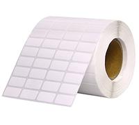 Etichette per contenitori per pittura, 1 rotolo, 10000 pezzi, rettangolari, numero di nomi, etichette autoadesive e scritte in bianco